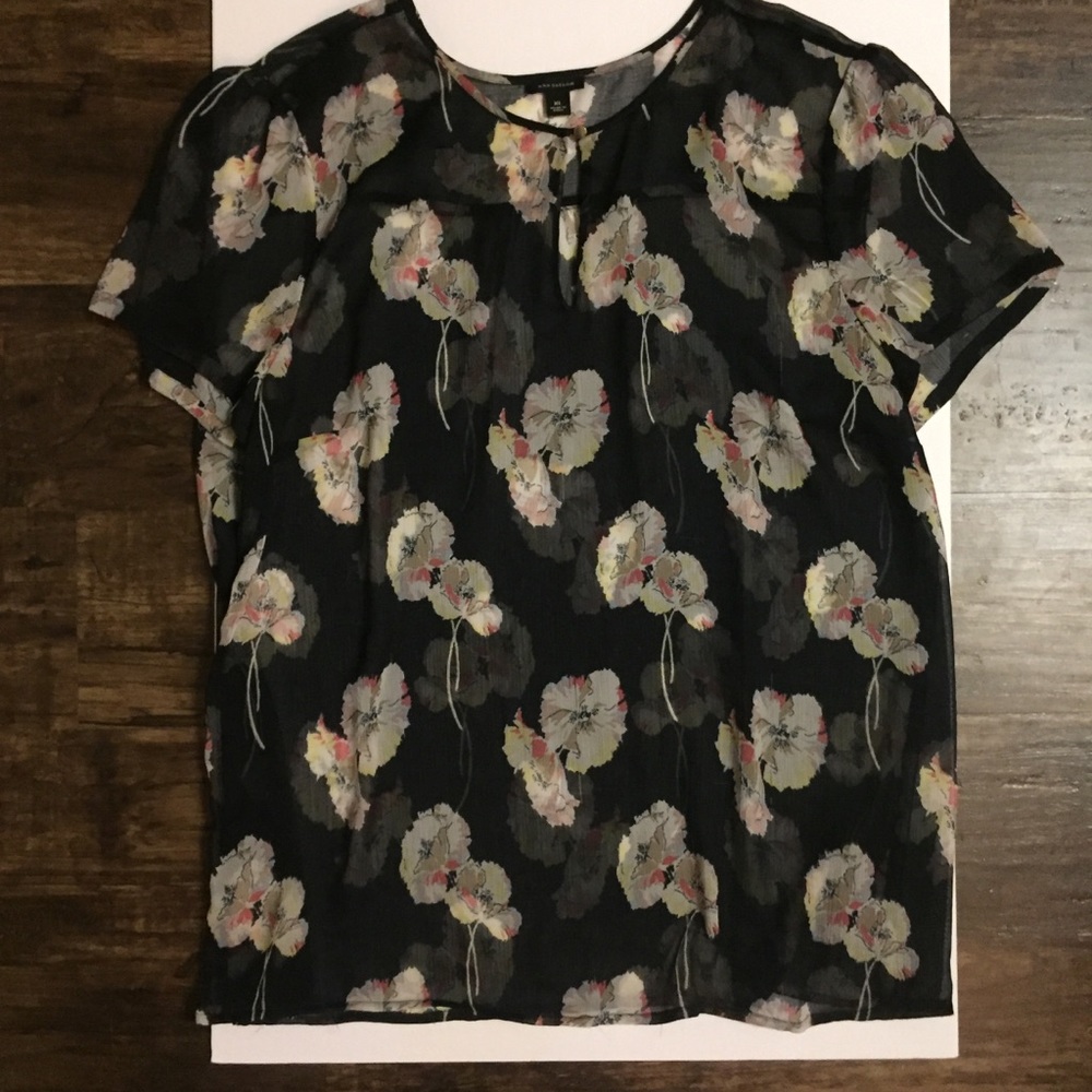 Ann Taylor Floral Blouse